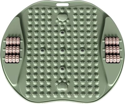 Voet Drukpunten Mat - Voetmassage Tapijt - Voetontspanning Stimuleren - Ergonomische Reflexzone Activering - 55.6 x 49 cm - Grijs