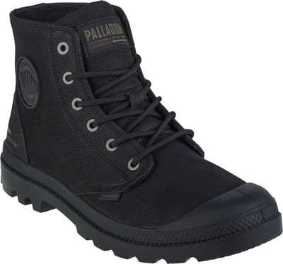 Palladium Pampa Hi Supply Lth, Unisex, Zwart, Sneakers, maat: 37