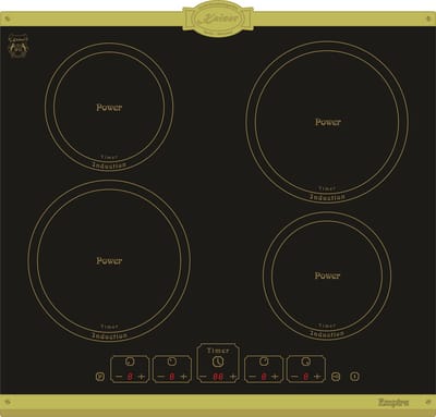 Kaiser KCT 6195 IEm inductiekookplaat 60cm, zelfvoorzienend, kookplaat 4xQickHeat kookzones, zwart