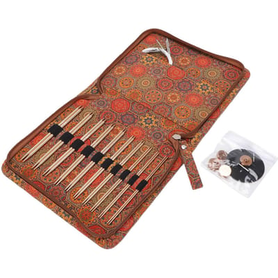 Rondbreinaaldenset 10 Paren 2,0 mm 4,5 mm Verwisselbare Rondbreinaalden en 4 Kabels met Retro