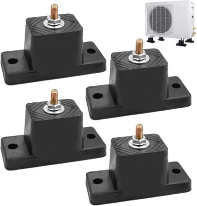 Trillingsdempers voor Airconditioning - 4 Stuks Rubber, Antislip, Ruisonderdrukking