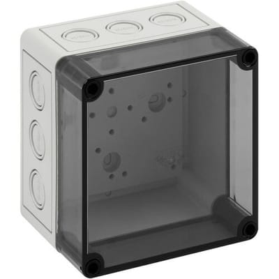 Spelsberg TK PS 1313-10-tm Installatiebehuizing 130 x 130 x 99 Polycarbonaat, Polystereen (EPS) Grijs-wit (RAL 7035) 1 stuk(s)