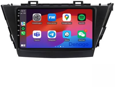 CarPlay autoradio geschikt voor Toyota Prius | 2009 t/m 2015 | Android 13 | Draadloos Apple CarPlay & Android Auto | 2GB + 32GB | QuadCore processor | Denago DNG-A365 | 2025 model | 2009 2010 2011 2012 2013 2014 2015 | Bluetooth & Wifi