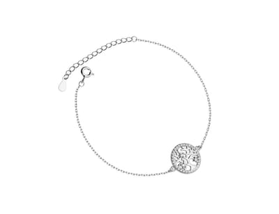 Levensboom Zilver Armband - Tree of Life Bracelet- Zilver 925 - Amona Jewelry