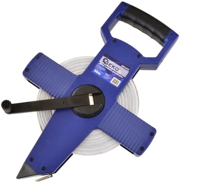 GEKO Open frame meetlint - 50 m - glasvezel - inklapbare hendel