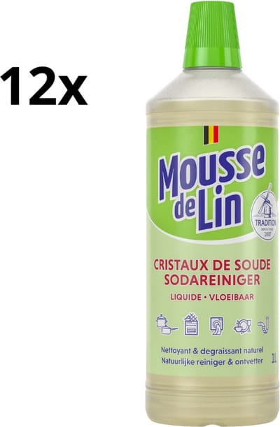 Mousse De Lin - Vloeibare - Sodareiniger - Ontvetter 12 x 1L