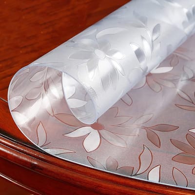 Tafelkleed PVC - Tafelbeschermer - Tafel Beschermen - Kristalhelder Ontwerp - 70 x 200 cm - Transparant
