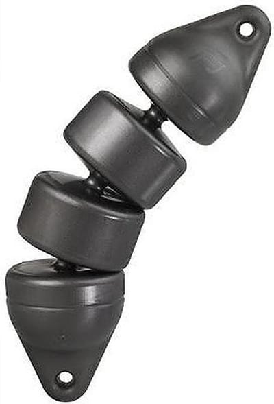 Plastimo - Flexibele stootwil - Ø12 x 48 cm - zwart