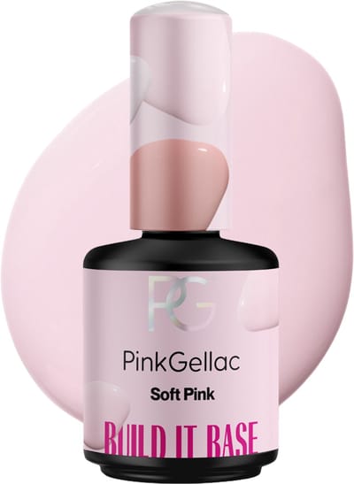 Pink Gellac Builder Gel - Build it Base Soft Pink - Roze Gellak - Pink GellacÂ´s Versie van Builder in a Bottle - 15 ml