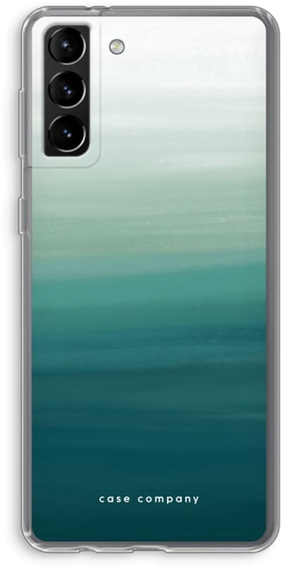 Case Company® - Hoesje geschikt voor Samsung Galaxy S21 Plus hoesje - Ocean - Soft Cover Telefoonhoesje - Bescherming aan alle Kanten en Schermrand