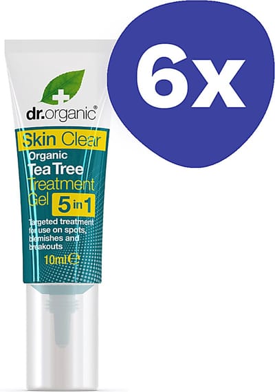 Dr Organic Skin Clear 5 in 1 Gezichtsgel BUNDEL (6x 10ml)