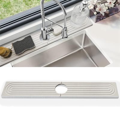 Ultra-absorberende Splash Guard met Verstelbare Kraanopening voor Keuken en Badkamer