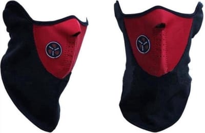*** Motormasker Skimasker Thermo Winddicht - Neopreen - Bescherm je gezicht tegen de kou en wind met Heble®'s Fleece Skimasker - facemask ***