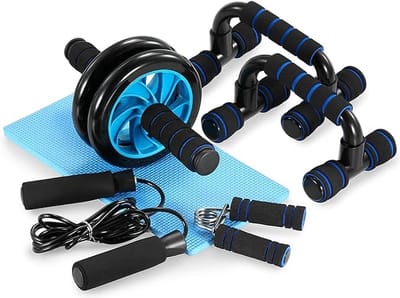 Fitness kabelsysteem – Thuis sporten met diverse handgrepen– katrol - triceps touw – krachttraining - lat pulley - krachtstation