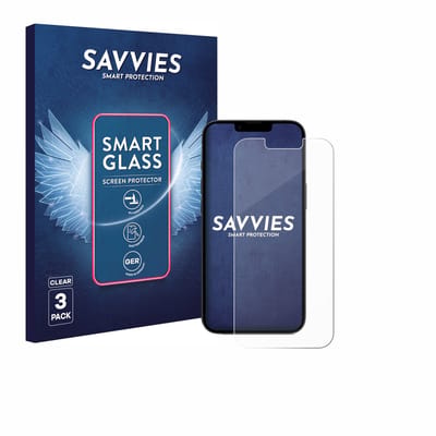 3 Stuks Savvies Screenprotector - geschikt voor Apple iPhone 16e / 17e - beschermfolie glas transparant