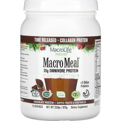 Macrolife Naturals, Macromeal, Chocolade Eiwit + Superfood, 23.8oz (675g)