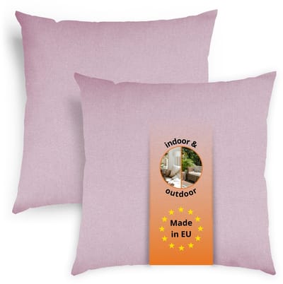 sleepling sierkussenset van 2 - 40x40 cm kussen – bankkussen van robuuste meubelstof - incl. hoes en vulling - als decoratiekussen, sierkussen of couchkussen - kussenset - Made in EU - 40 x 40 cm - oudroze