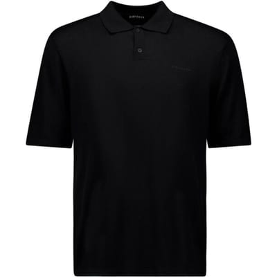 Knitted Polo Heren True Black L