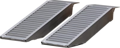 Set korte oprijplaten aluminium 3000kg 930 x 300mm bruikbare breedte 240mm MW Tools SOK0800