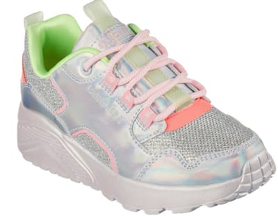 Skechers Uno Lite Metallic Pops Kindersneakers | Lichtgewicht & Comfort | Maat 33,5 EU