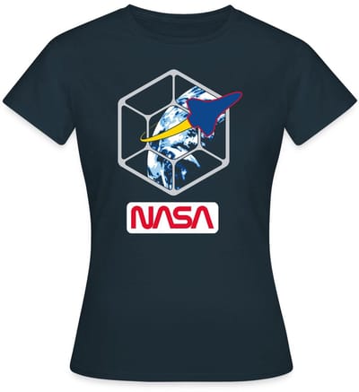 NASA-baan om de aarde T-Shirt Dames