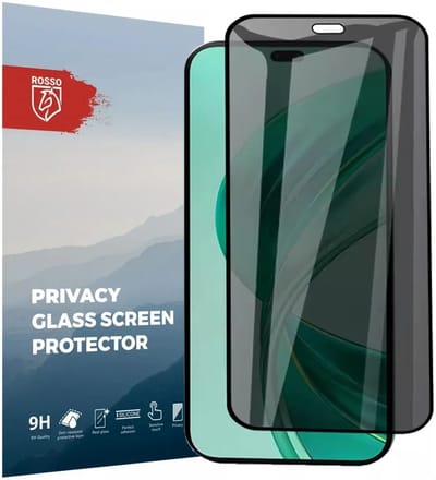 Rosso Privacy Screen Protector Geschikt voor de Honor 200 Lite - 9H Gehard Glas - Case Friendly Tempered Glass - Eenvoudige Installatie