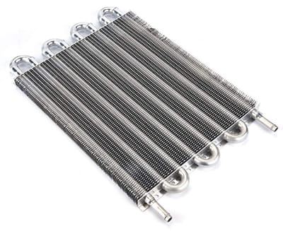 Dailygoods- Oliekoeler 8-rijs Externe Transmissiekoelerset - Auto - Aluminium - Duurzaam - Slijtvast - Lange levensduur - Transmissiekoeler