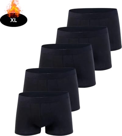 Nivard Onderbroeken Heren - Boxershort - Ondergoed - Boxer - Underwear - Mannen - 5 Pack - Zwart - XL