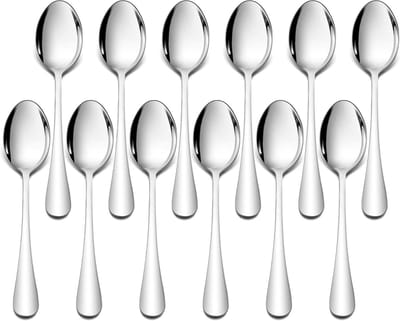 Set van 12 Soeplepels - Ideaal voor Soepen, Stoofschotels en Salades