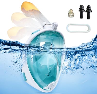 Dailygoods- Snorkelmasker 180 Graden Zicht - Volgelaatsmasker