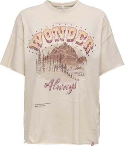 ONLY - ONLLUCY LIFE S/S MOUNTAIN TOP BOX JRS - Meisjes - T-shirts