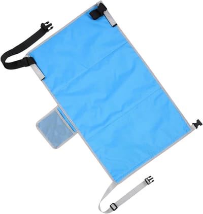 Voetsteun Vliegtuigstoel - Reis Hangmat Kinderen - Comfortabel Reizen - Verlengstuk Vliegtuigstoel - 77 x 44 cm - Hemelsblauw