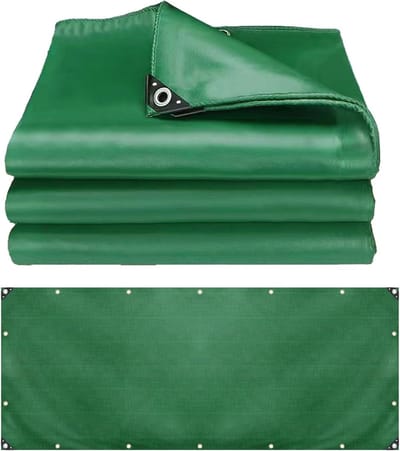 Dekzeil - Afdekzeil Tarp - Bescherming tegen weer - Scheurvast PVC - 2.5x4.5 m - Groen