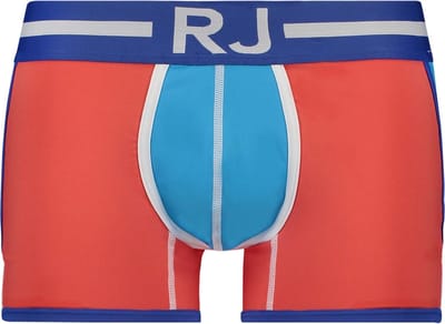 RJ Pure Color Heren Boxershort Blocks  Koraal XXL