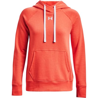 Under Armour Rival Fleece HB Hoodie Dames Oranje - Maat XL