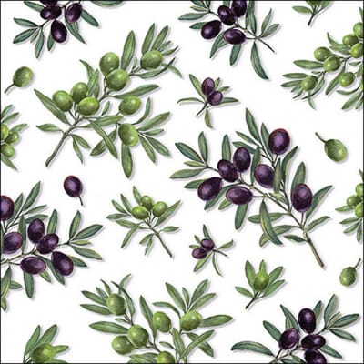 Ambiente - Servetten 'Olives All Over' (20 stuks)