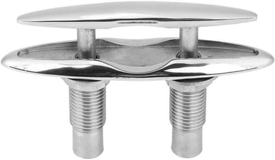 Dock Cleat voor Boot en Kajak - 6 Inch Standaard, Ideaal voor Aanmeren en Bevestigen, Roestvrij Staal