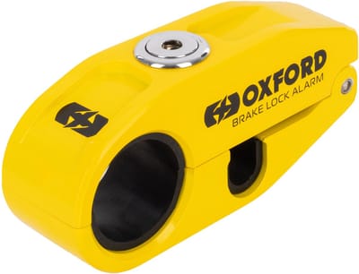 Oxford Remhendel slot met alarm (120 Db) - Stuurslot met alarm - Griplock met alarm - Remhendel met alarm & Gashendel slot met alarm - Fiets slot met alarm - Scooter slot met alarm - Brommer slot met alarm - Motorslot met alarm