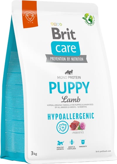 Brit Care - Hondenvoer - Puppy - Lam & Rijst - Hypo Allergeen - 3 kg - 1ST