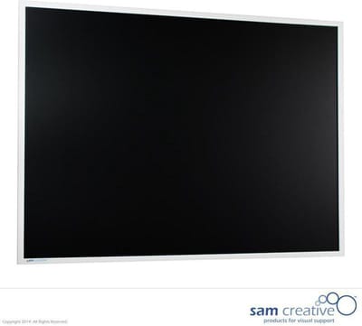 Krijtbord met witte lijst 45x60 cm | Magnetisch Krijtbord | Schoolbord | Blackboard | sam creative schrijfbord