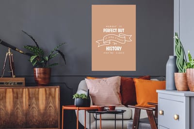 Muurstickers - Sticker Folie - Studeren - Quotes - Geschiedenis - 60x90 cm - Plakfolie - Muurstickers Kinderkamer - Zelfklevend Behang - Zelfklevend behangpapier - Stickerfolie