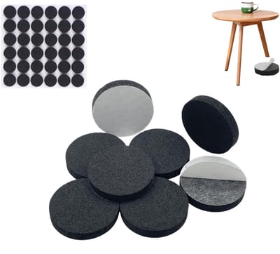 Antislip Pads - 108 Stuks - Zelfklevend - Vilt - 15 mm - Vloerbescherming - Geluiddemping - Meubelglijders