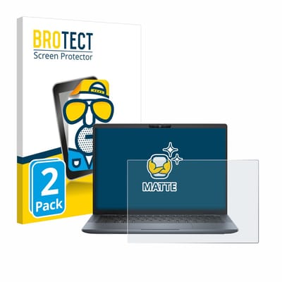 BROTECT - Screenprotector voor Dell Latitude 7350 Laptop - Folie Beschermfolie matte 2 Stuks