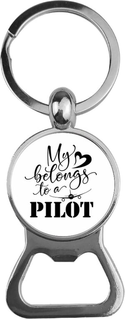 Bieropener Glas - My Heat Belongs To A Pilot