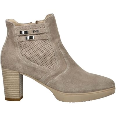 Nerogiardini Laarzen Velour Pu.Lesina L16720 Bei - Fashion Wear - Vrouwen