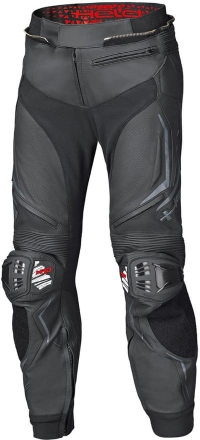 Held Grind II Zwart Leren Motorbroek - Broek