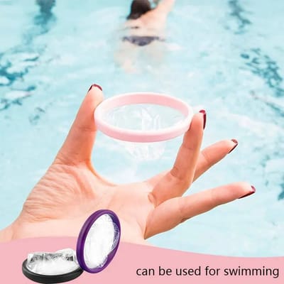 Wegwerp menstruatiediscs per 3 stuks.