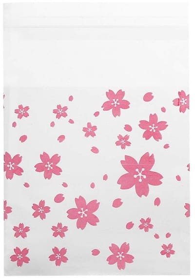 SolidChoice - Candy Bags - Huwelijks- en Verjaardagscadeautassen - 7x7 cm - Bloemenpatroon - 100 Stuks - Perfect voor het inpakken van cadeaus - Multi