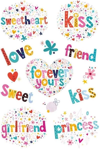 Herma Stickervel Magic Greetings 16 Cm Glitter Folie 13-delig