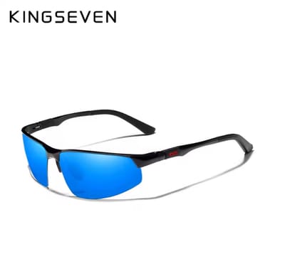 KINGSEVEN Zonnebril 9121 - Donkerblauw – Heren - Vrouwen - Gepolariseerd - UV400 - Sportief